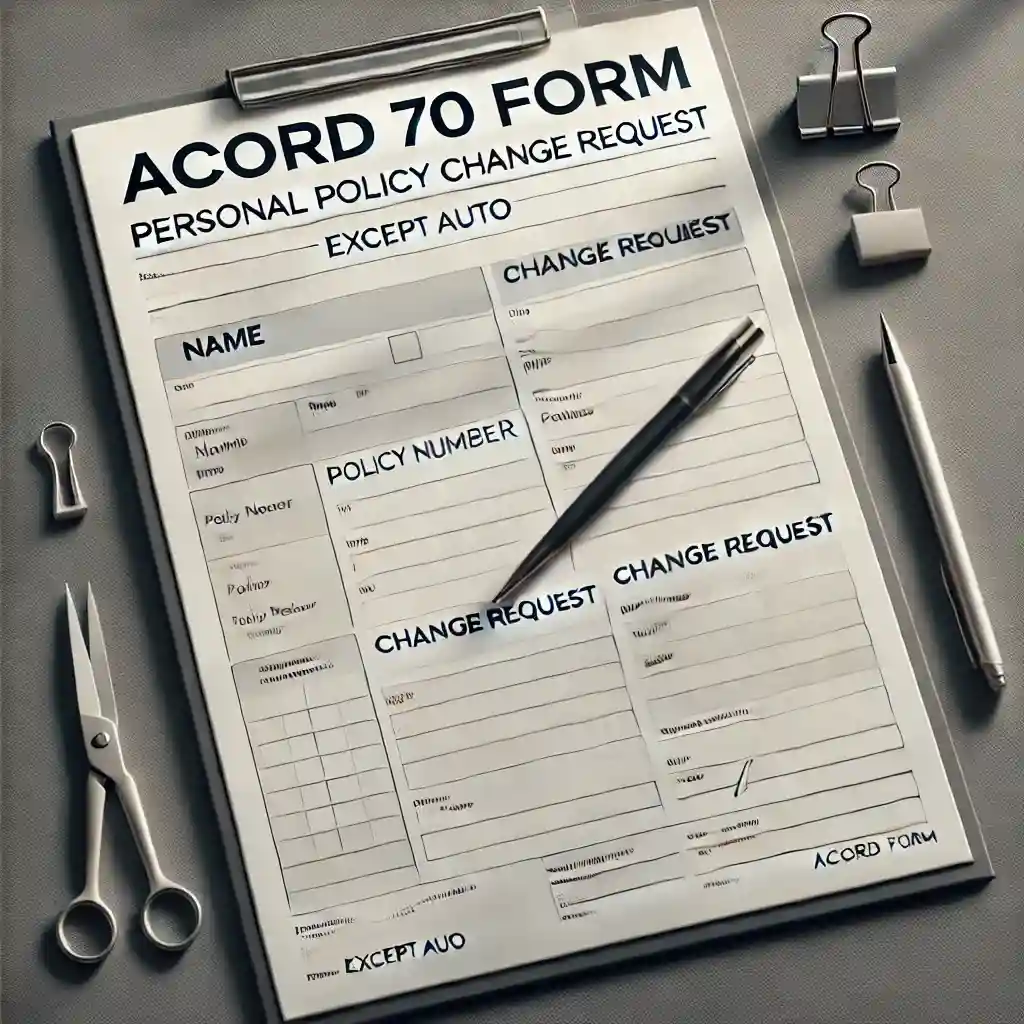 acord 70 fillable form