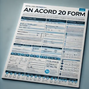 Preview Of Acord 20 Form