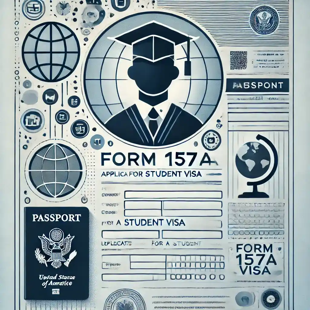 Photo Showing 157A Australian Visa Form