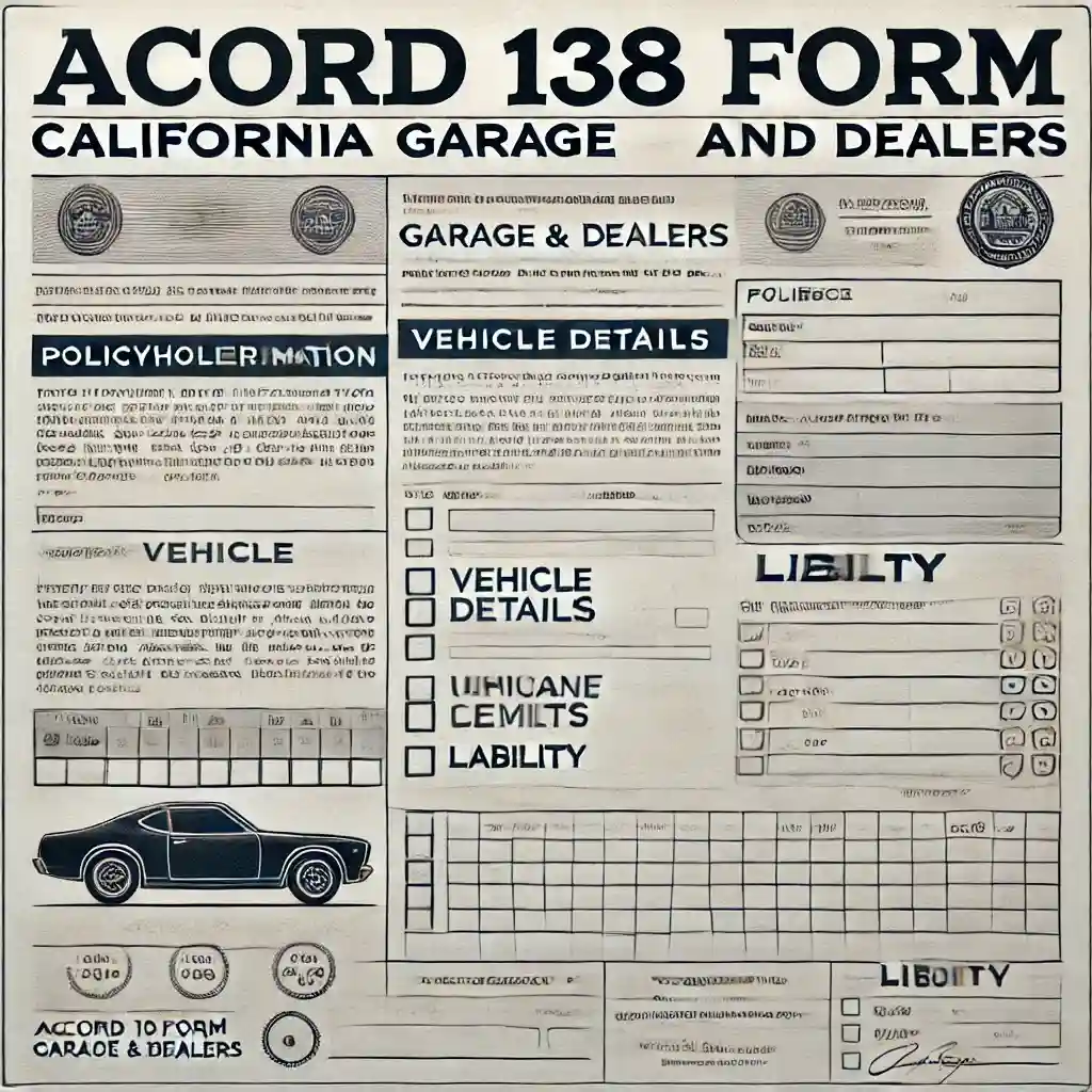 Sample Of acord 138 application Form