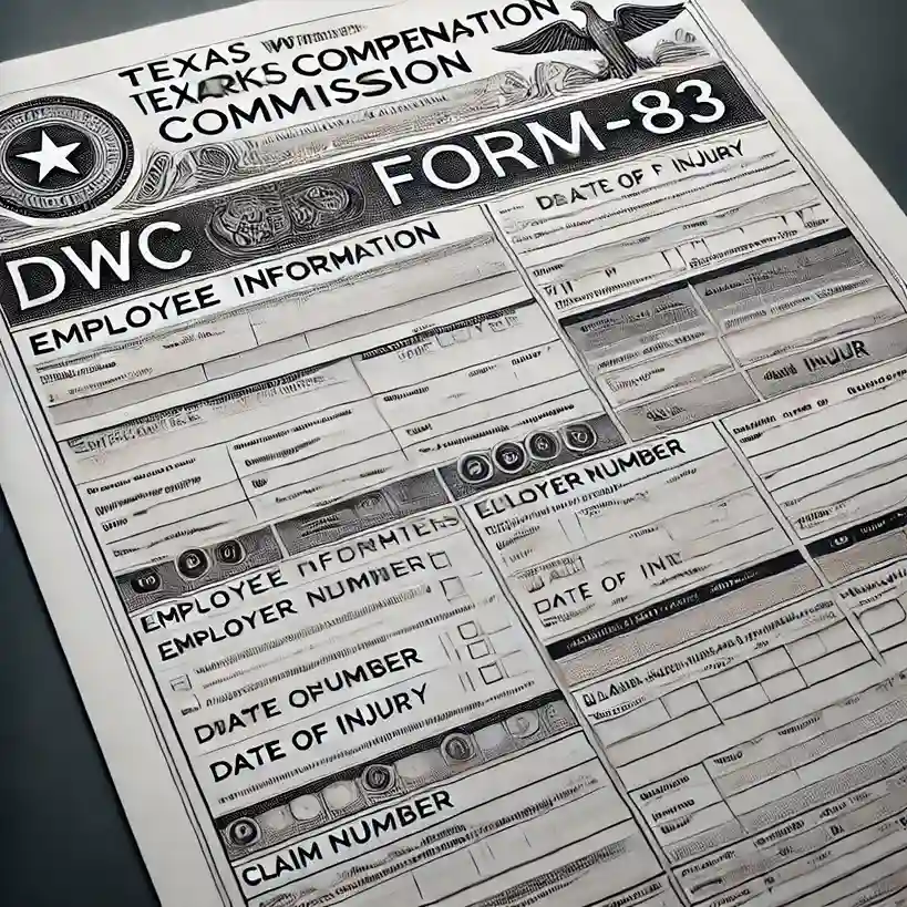 Sample of dwc form 83 printable