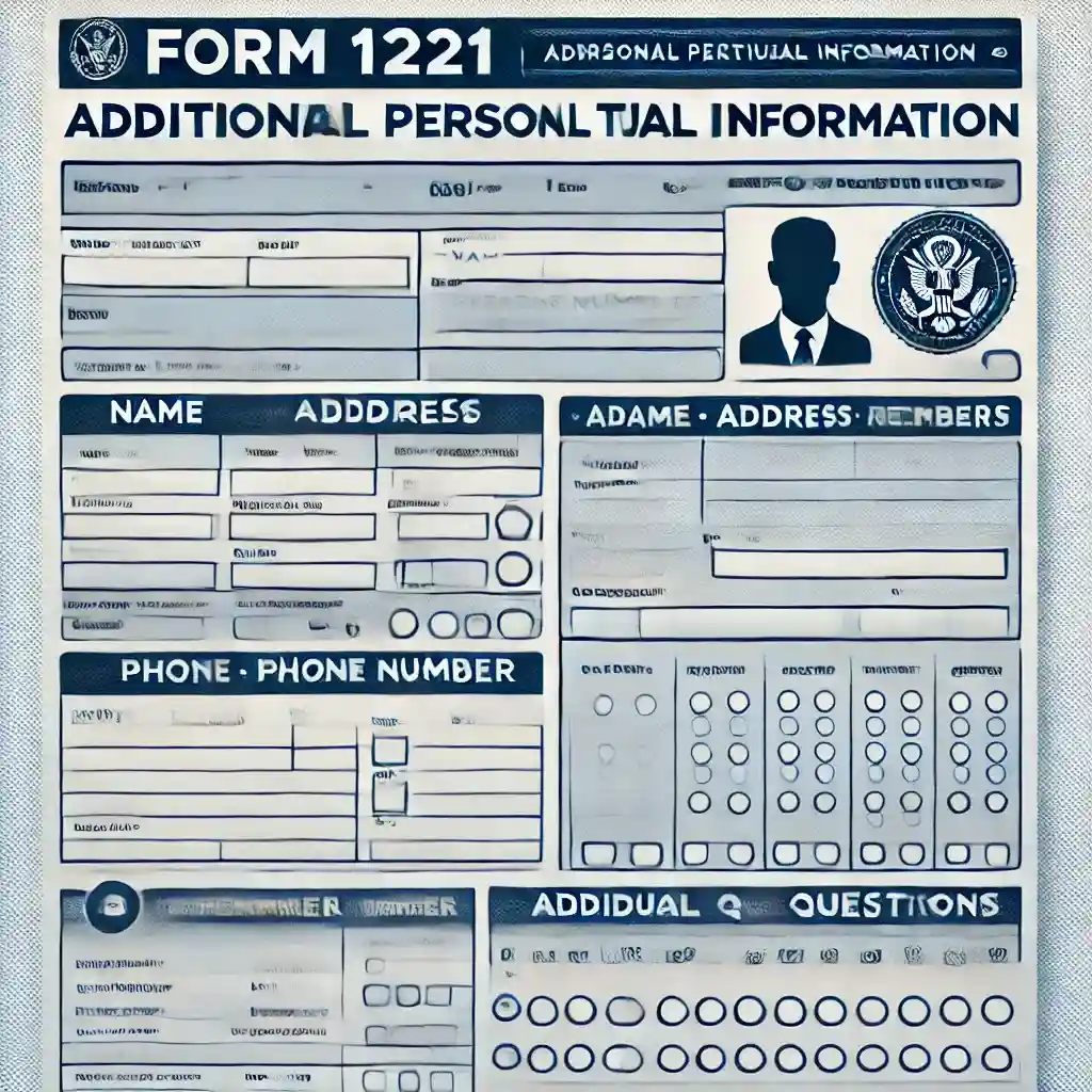 form 1221 filled sample​