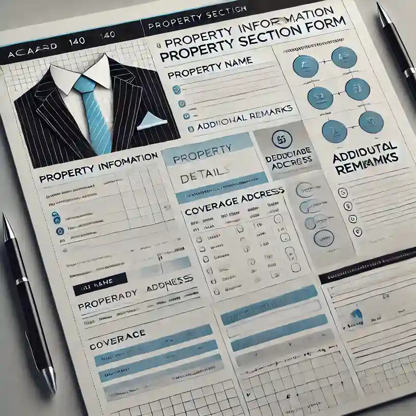 Acord 140 Form Fillable - Property Section (PDF)